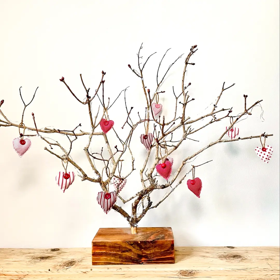 verlichte hartdecoratie DIY hart lichte valentijnsdecoratie