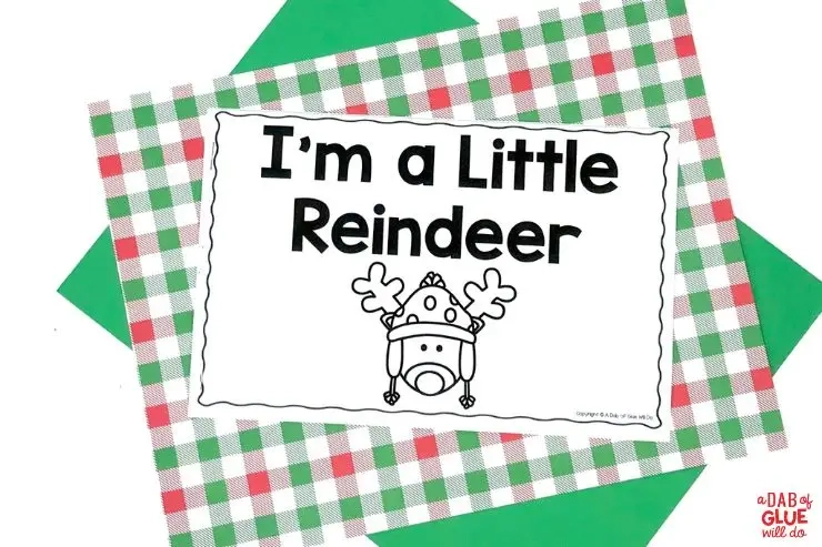 Ik ben een kleine opkomende rendierlezer voor pre-k
