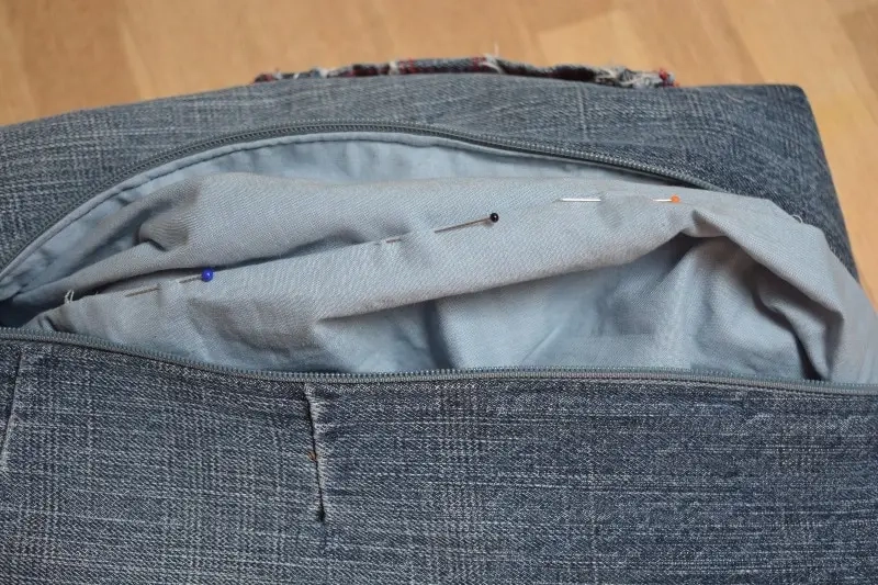 Boxzakje met ritssluiting