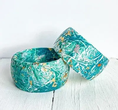 DIY bladgoud armband