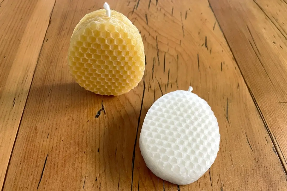 DIY paasei-koekjesvormer bijenwaskaarsen