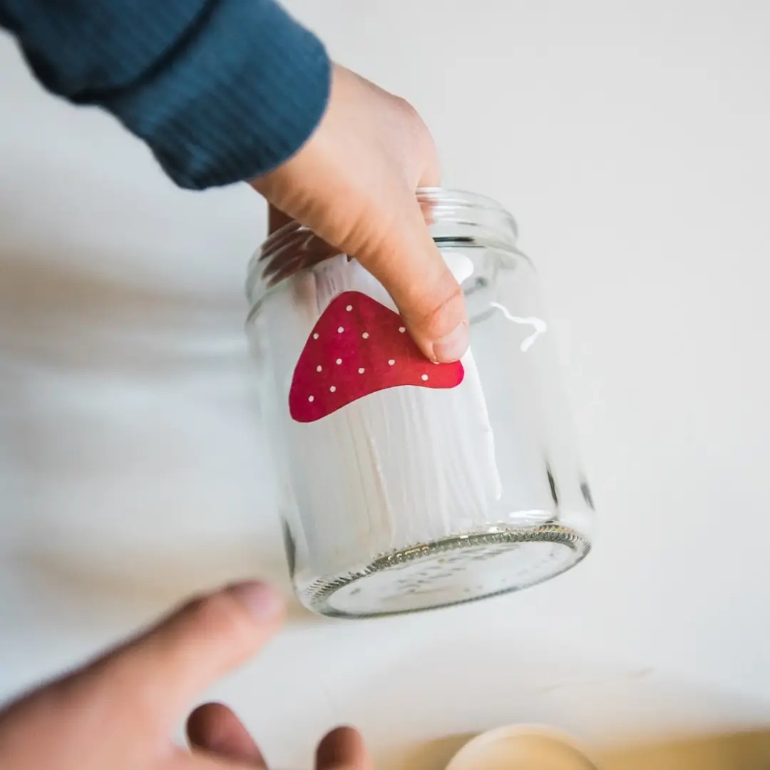 DIY gerecyclede stenen pot paddestoellantaarn