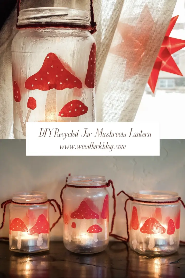 DIY gerecyclede pot paddestoellantaarn
