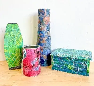 decoupage hoe