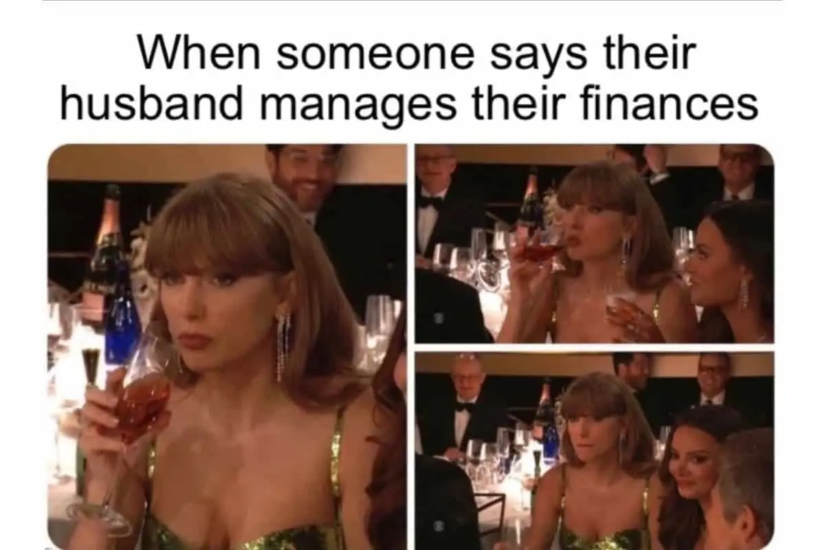 Taylor Swift baas dame meme