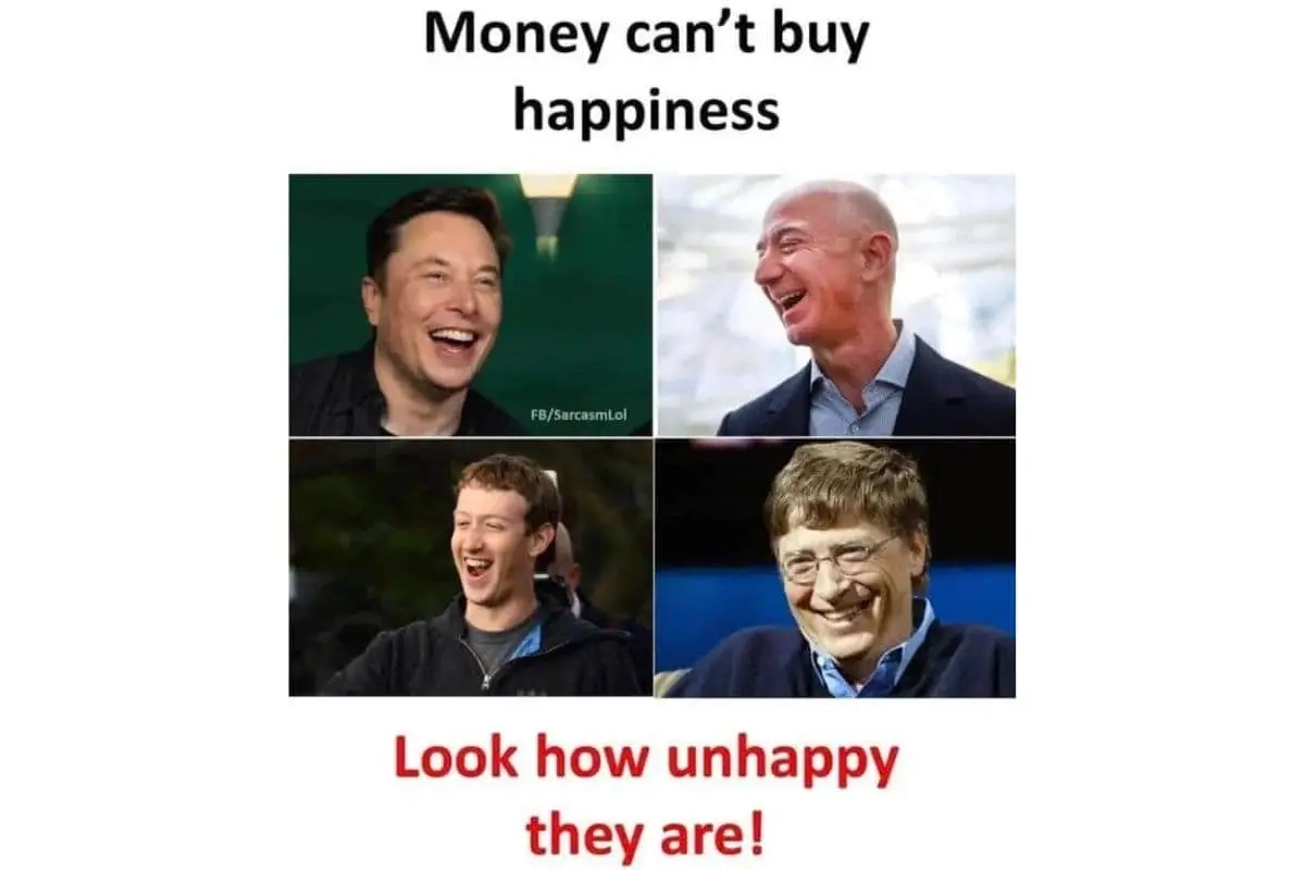 miljardairs lachen
