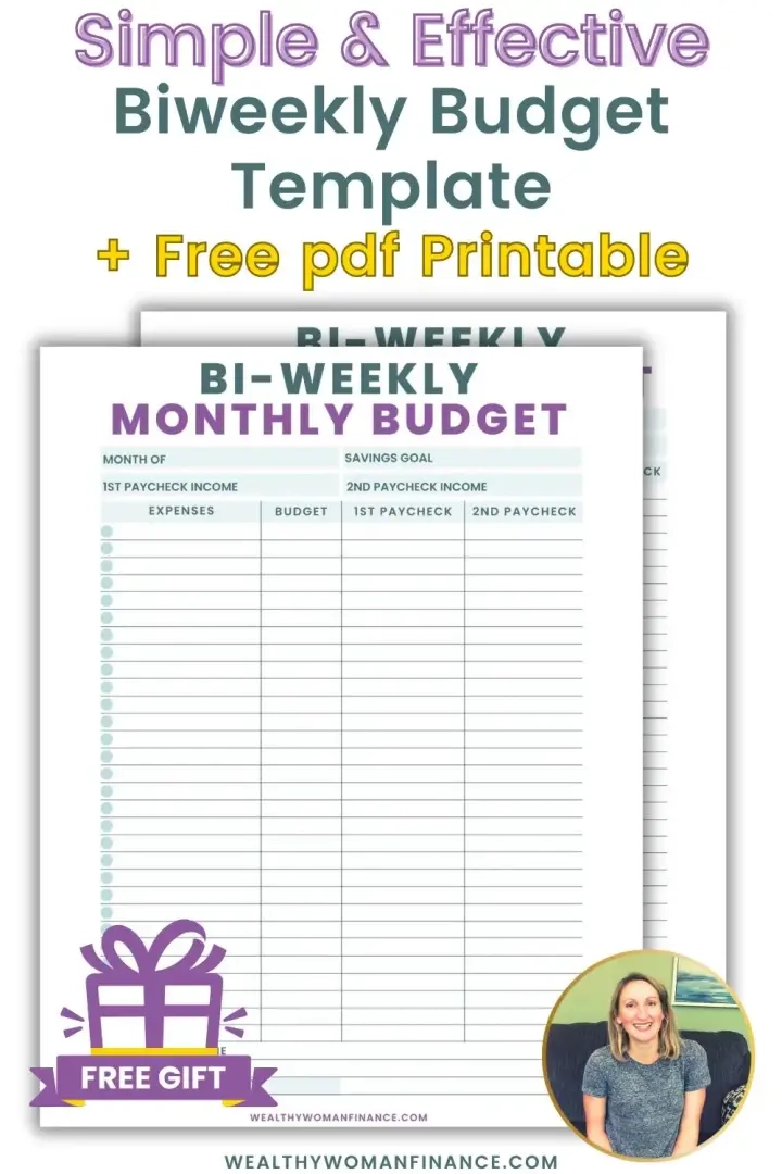 tweewekelijkse budgetsjabloon maandelijkse pdf afdrukbare tracker