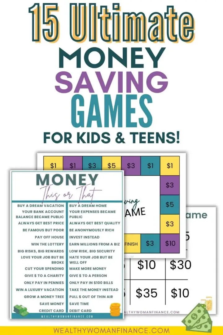   geldbesparende spellen voor kinderen en tieners, printables, digitaal, online, tieners, budgetteren