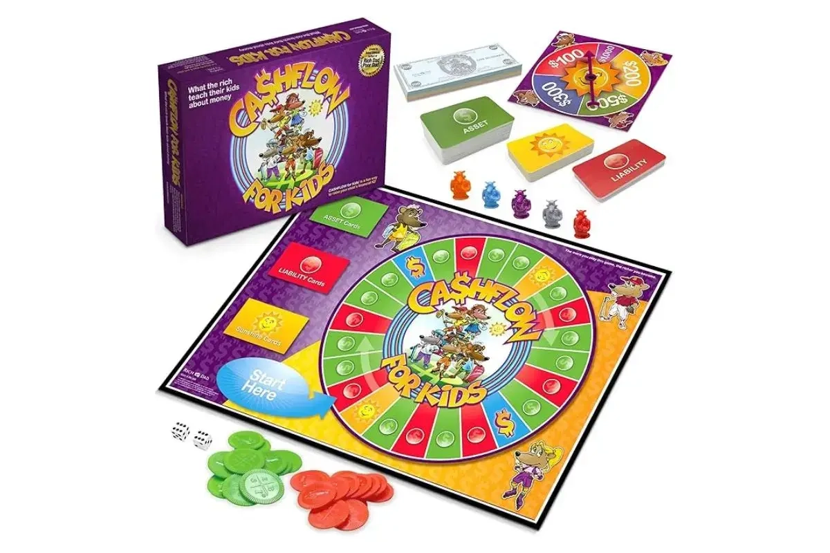 Cashflow voor kinderen, geldbesparende spellen voor tieners