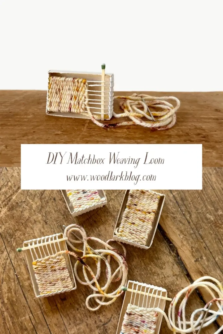 DIY Mini Matchbox-weefgetouw