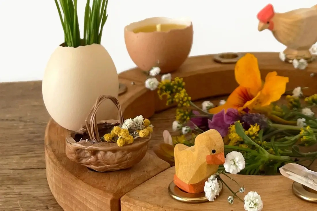 DIY Mini Fairy Garden Walnootschelpmanden