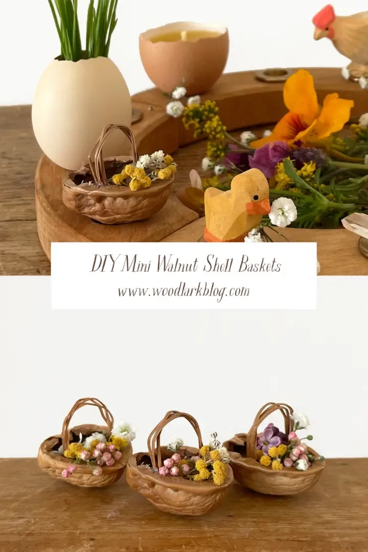 DIY Mini Fairy Garden Walnootschelpmanden