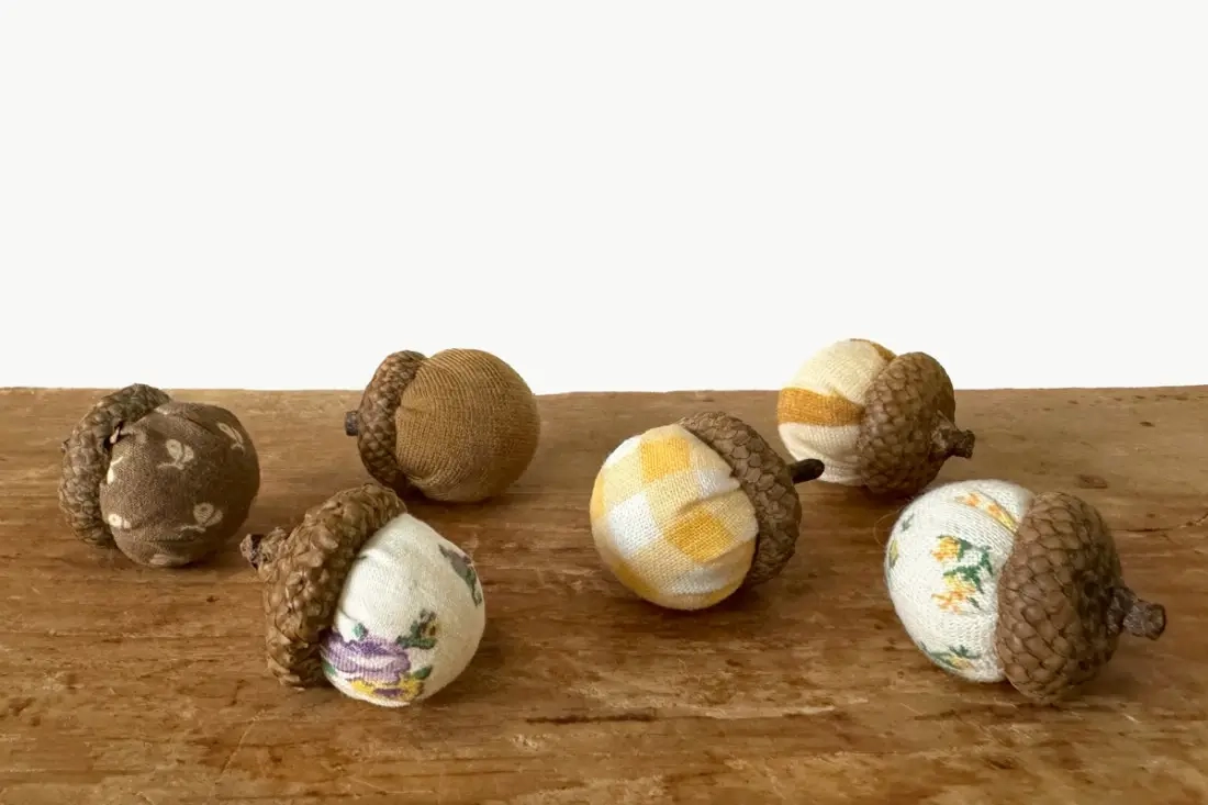 DIY-schroot Eikelslinger en ornamenten