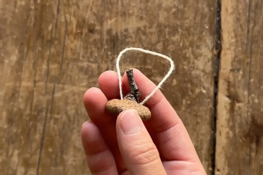 DIY-schroot Eikelslinger en ornamenten