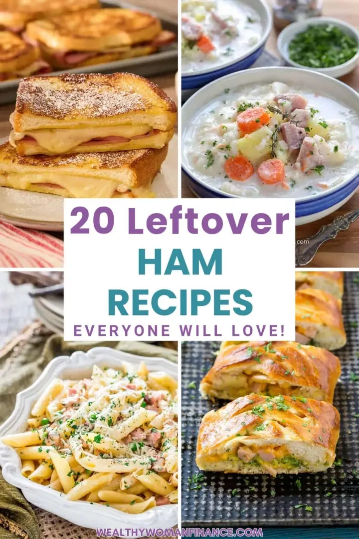 restjes ham; gezond; braadpan