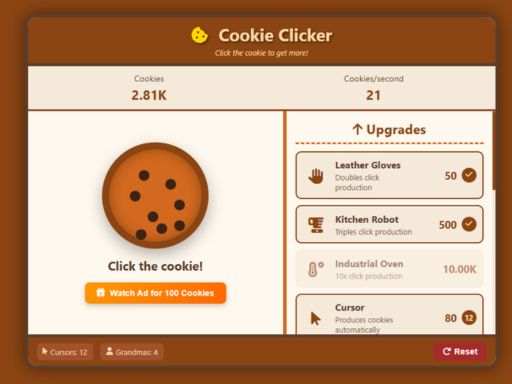 Cliqueur de Cookies