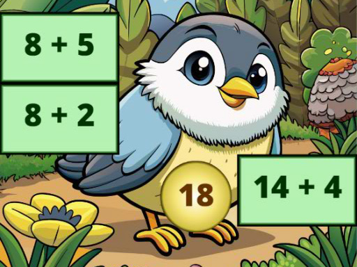 Addition : révélez l’image de l’oiseau