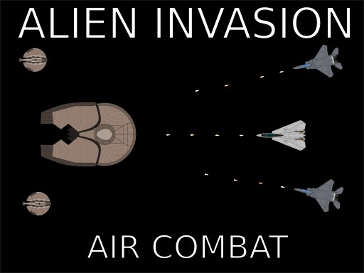 Combat aérien. Invasion extraterrestre