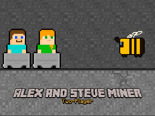Alex et Steve Mineur Deux Joueurs