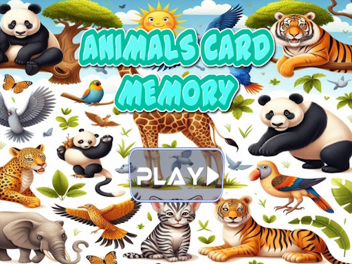 Cartes d’animaux mémoire