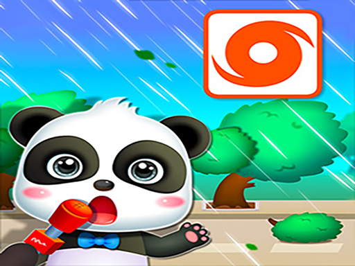 Sécurité face aux ouragans pour bébé panda