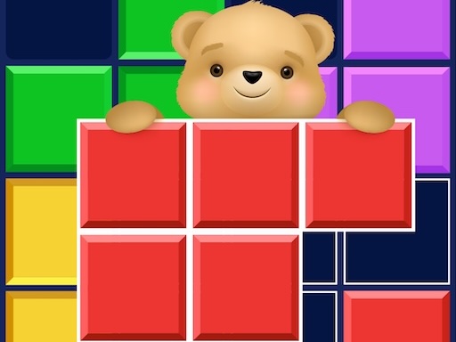 Puzzle de Blocs d’Ours Amusant