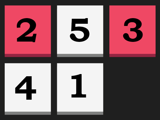 Puzzle de blocs numérotés