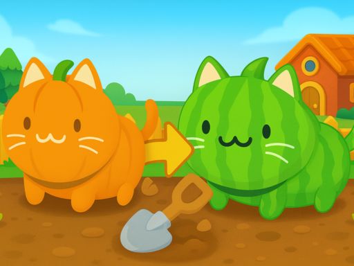 Jardin de Brainrot. Fusionner des Chats