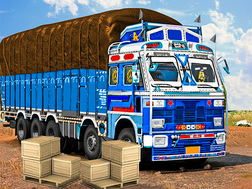Jeu de transport de camion de marchandises