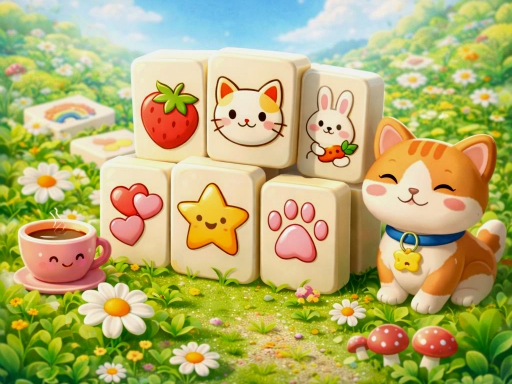 Mahjong Dessin Animé