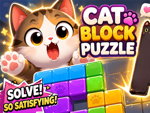 Puzzle de Blocs de Chats