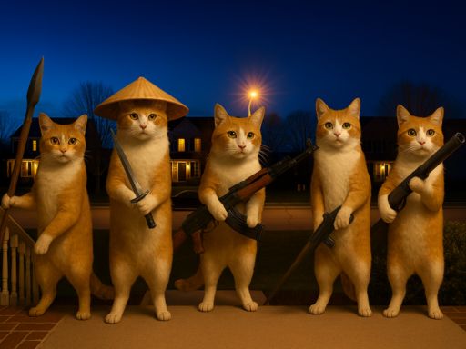 Chat avec un Evolueur à Pistolet