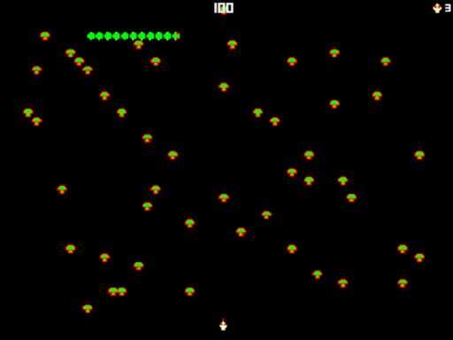 Attaque de mille-pattes en 2D