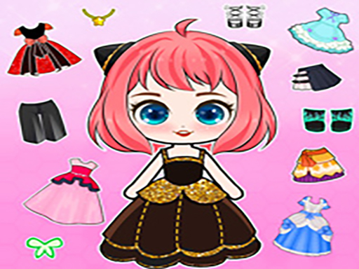 Habillage de poupée chibi en DIY