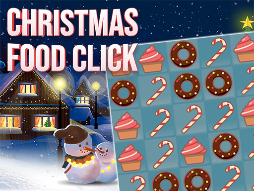 Jeu de clic de nourriture de Noël 2024