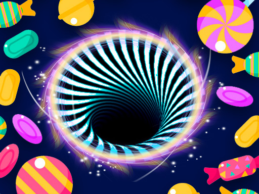 Jeu du Trou en Bonbons Colorés