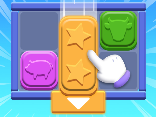 Jeu de puzzle logique Color Wood Animal Jam