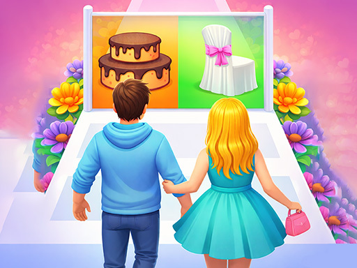 Jeu de Course de Mariage en Couple