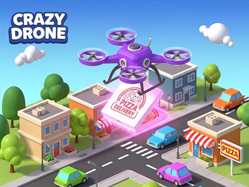 Fou Livraison de Pizza par Drone