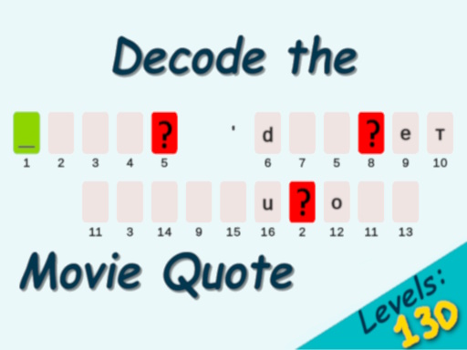 Décodez la citation de film