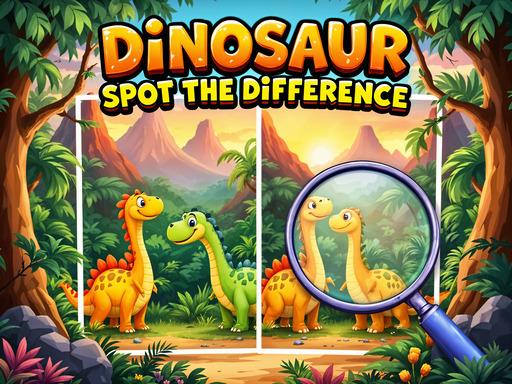 Dinosaur Trouvez Les Différences