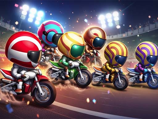 Rassemblement de motos tout-terrain