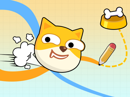 Doge Rush : Puzzle Dessine le Chemin du Retour