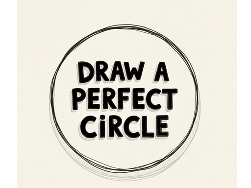 Dessinez un Cercle Parfait