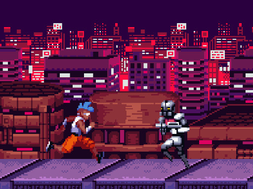 Courez Sans Fin dans un Monde Cyberpunk