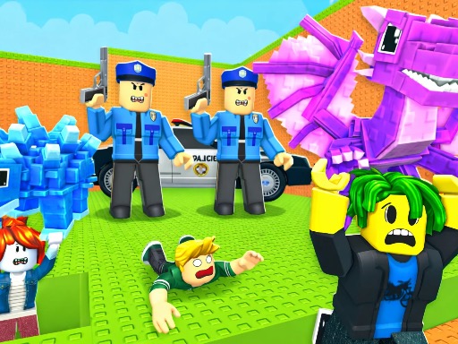Échapper à la police pour les Brainrots