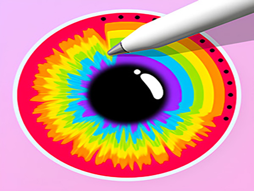 Jeu d’art de couleur des yeux