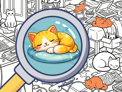 Trouvez le Chaton : Repérez le Chat