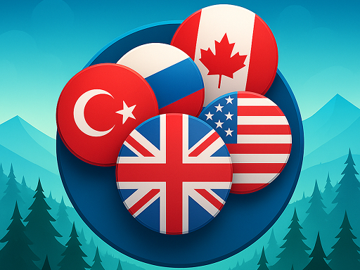 Jeux de Puzzle de Fusion de Drapeaux