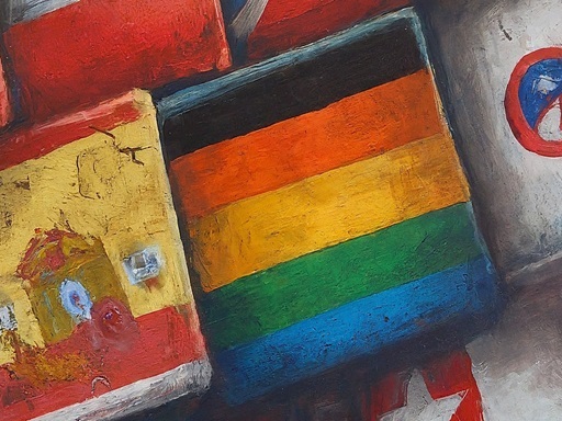 Drapeaux en vol